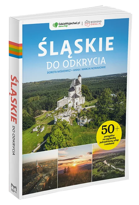 Okładka książki „Śląskie do odkrycia” – zamek w Bobolicach na Jurze