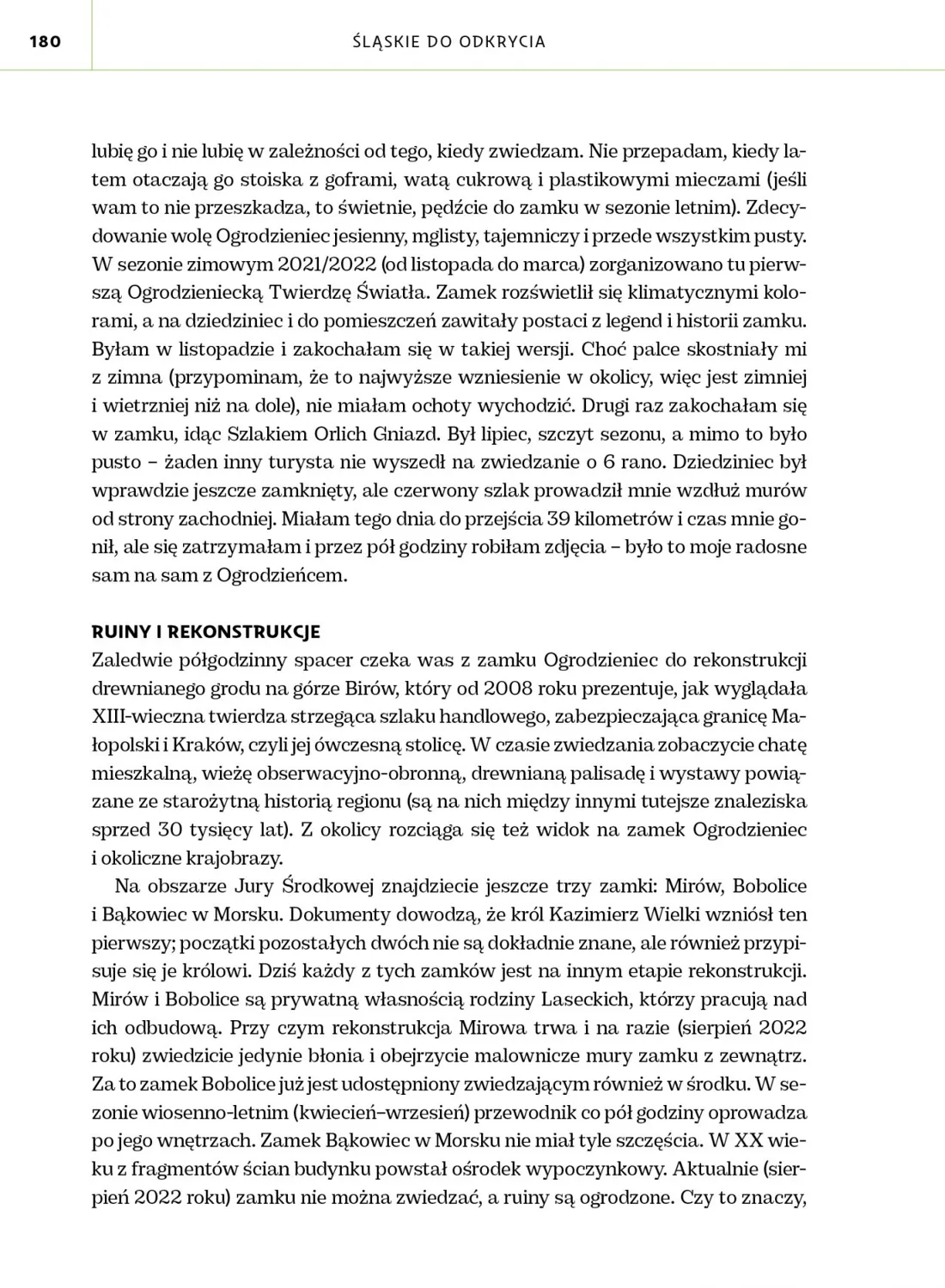 Strona 180 przewodnika „Śląskie do odkrycia”