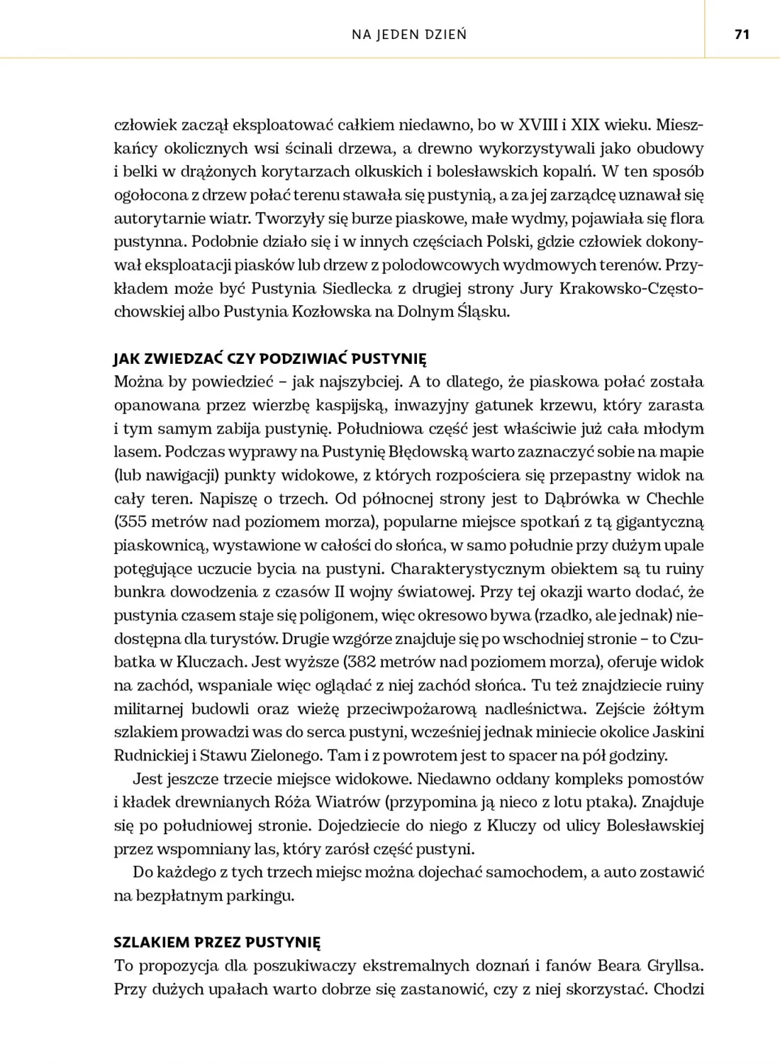 Strona 71 przewodnika „Śląskie do odkrycia”